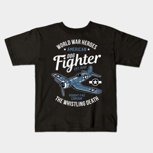 Corsair Aircraft design Kids T-Shirt